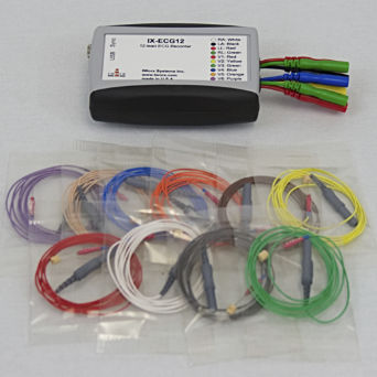 Ветеринарная ЭКГ-система 10 каналов - IX-ECG12-SA - iWorx - для небольших животных