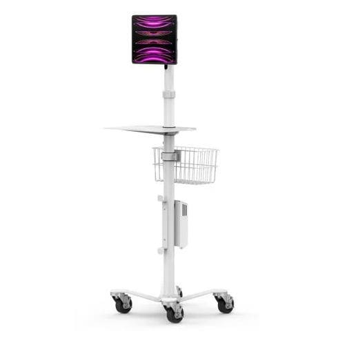 Наклонный кронштейн - Invisible Universal Tablet Mount Medical Rolling Cart - Maclocks / Compulocks - поворотный / для планшетного ПК / медицинский