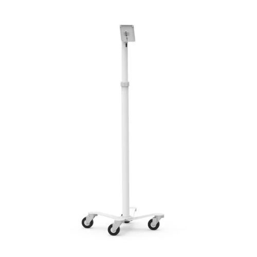 Компьютерная тумба для планшетного ПК - Medical Rolling Kiosk for VESA Monitors - Rise Freedom - Maclocks / Compulocks - защищенная