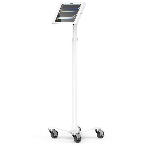 Компьютерная тумба для цифрового планшета - iPad Pro M4/iPad Air M2 2024 Enclosure Medical Rolling Cart  - Maclocks / Compulocks - с регулируемой высотой / защищенная