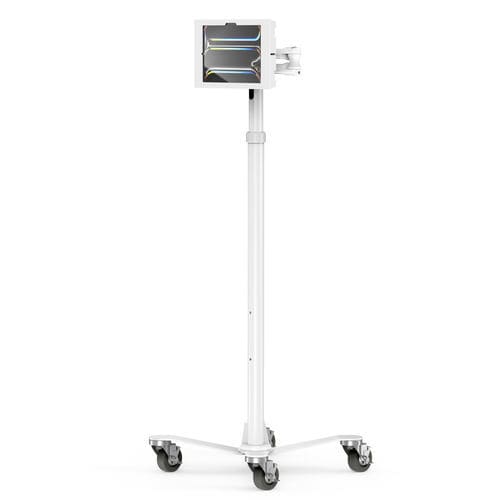 Шарнирный кронштейн - iPad Pro M4/iPad Air M2 2024 Medical Rolling Cart Extended  - Maclocks / Compulocks - с регулируемой высотой / наклонный / удлинительный