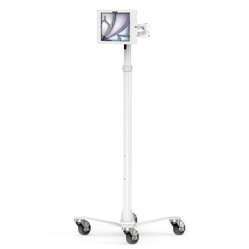 Компьютерная тумба для цифрового планшета - Tablet Enclosure Rolling Cart Extended Plus Hub - Maclocks / Compulocks - с регулируемой высотой / защищенная