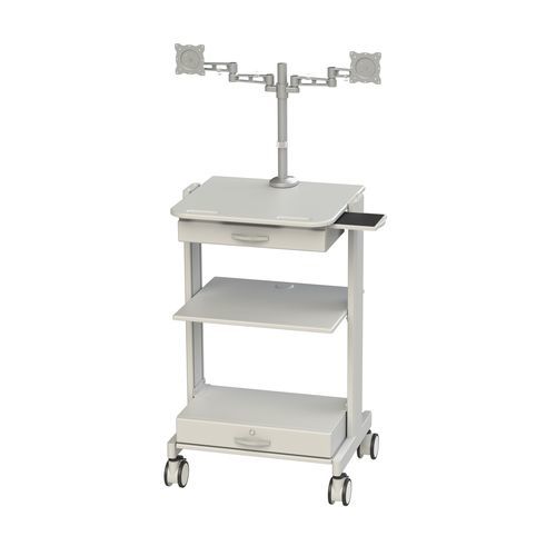 Тележка для медицинских экранов - 904BA - Diwei Industrial Co., Ltd. - медицинская / с опорой для переносного компьютера / модульная