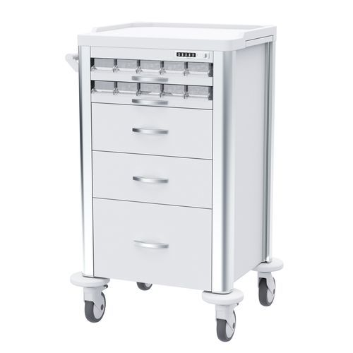 Медицинская тележка - 928AA - Diwei Industrial Co., Ltd. - для медикамента / с ящиком / с выдвижным ящиком