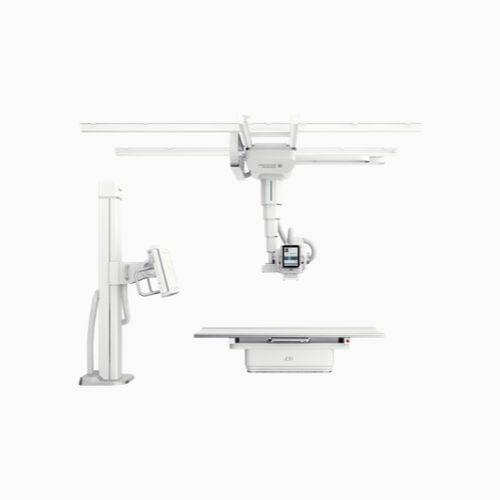 Цифровой рентгенографическая система - uDR 780i Pro - Shanghai United Imaging - для многофункциональной радиографии / с напольной системой Букки / с телескопической потолочной стойкой для трубок