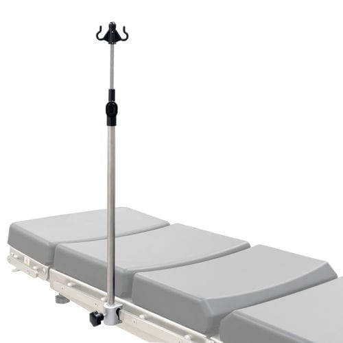 Стойка для сыворотки на столе для осмотра - OT60.05 - Inspital Medical Technology - 2 крюка / из нержавеющей стали