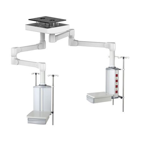 Потолочный медицинская консоль - FX40.15D - Inspital Medical Technology - для интенсивной терапии / модульный / 2 штатива