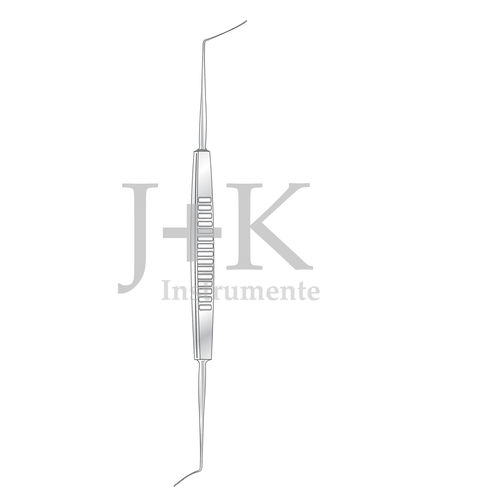 Офтальмологическая гладилка - (E1-1045) - J+K Chirurgische Instrumente - двойная / из нержавеющей стали