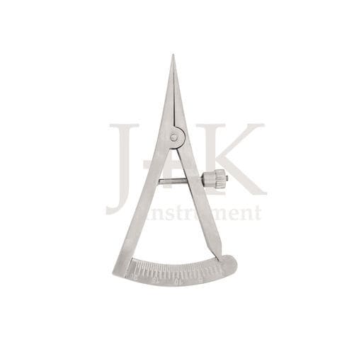 Штангенциркуль Кастровьехо - Castroviejo calipers - J+K Chirurgische Instrumente - прямой / изогнутый