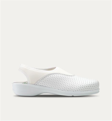 Медицинские сабо унисекс - Sport Lycra Outlet - Feliz Caminar - противоскользящее / белое