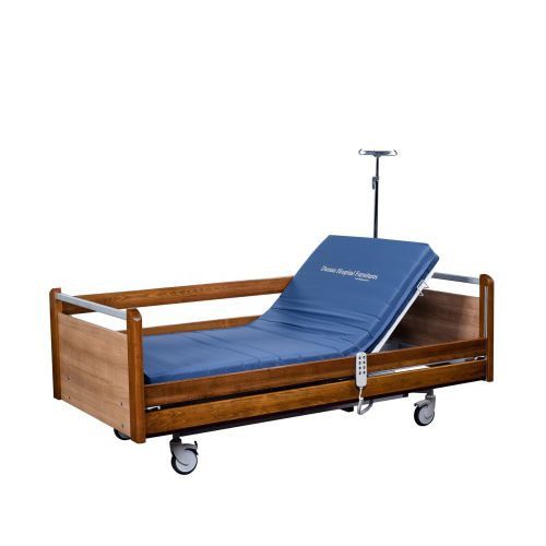 Кровать для больниц - AD-1247 - DUMAN HOSPITAL FURNITURE - электрическая / на роликах / 2 секции