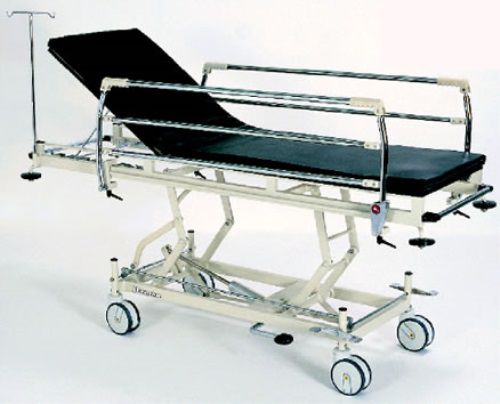 Тележка-каталка для неотложной помощи - AD-227/G - DUMAN HOSPITAL FURNITURE - ручная / с регулируемой спинкой / 2 секции