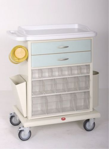 Медицинская тележка - AD-219.A  - DUMAN HOSPITAL FURNITURE - для аптеки / транспортная / 2 выдвижных ящика