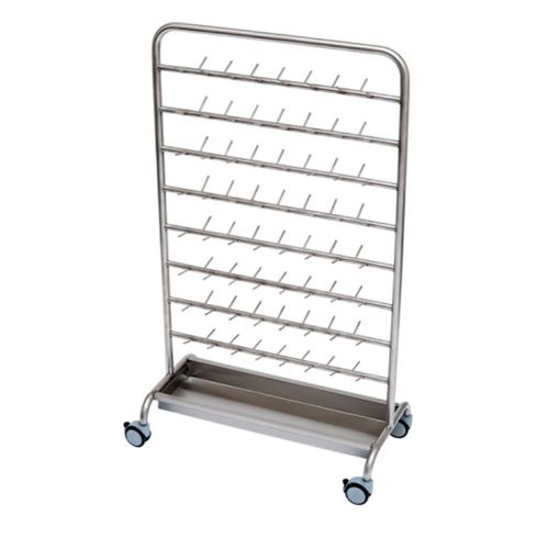 Медицинская тележка - AD-885.02 - DUMAN HOSPITAL FURNITURE - для общего применения / для перевязки / из нержавеющей стали