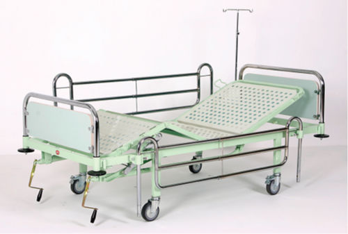 Кровать для больниц - AD-183.T - DUMAN HOSPITAL FURNITURE - механическая / на роликах / 4 секции