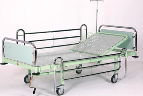 Кровать для больниц - AD-183.U - DUMAN HOSPITAL FURNITURE - механическая / на роликах / 2 секции