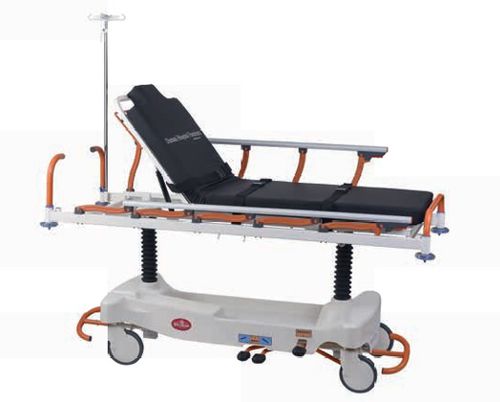 Транспортная тележка-каталка - AD-227.H  - DUMAN HOSPITAL FURNITURE - гидравлическая / с регулируемой высотой / с регулируемой спинкой
