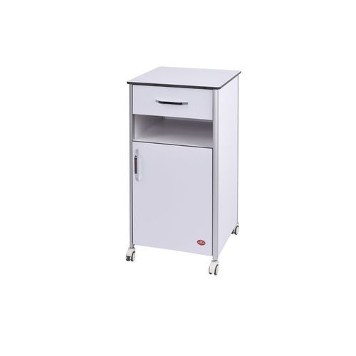 Прикроватный столик на роликах - AD-259.L - DUMAN HOSPITAL FURNITURE - с выдвижными ящиками