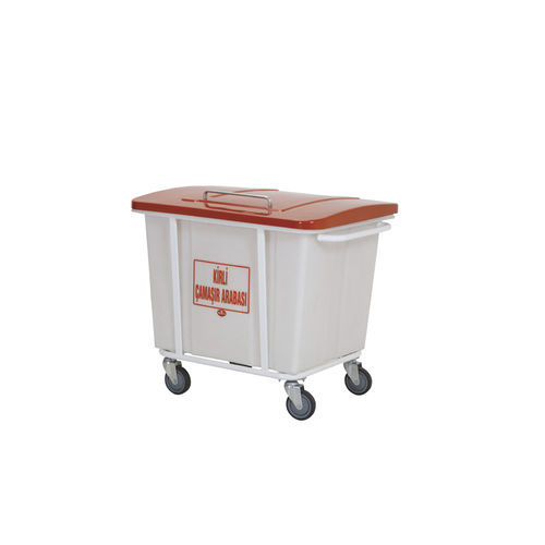 Медицинская тележка с мешками - AD-231.PLE  - DUMAN HOSPITAL FURNITURE - для прачечных / из пластика