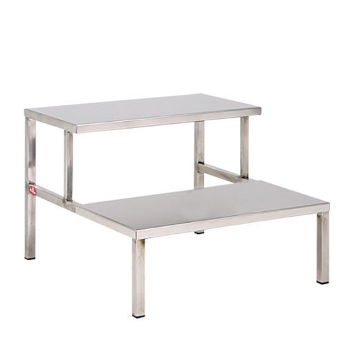 Ступенька 2 ступени - AD-232.E1 - DUMAN HOSPITAL FURNITURE - из нержавеющей стали / из пластика / противоскользящая