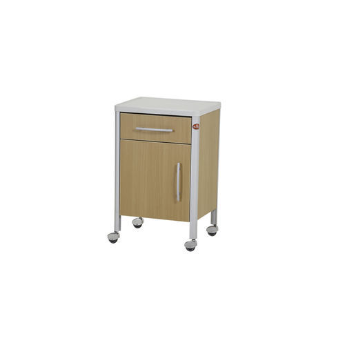 Прикроватный столик на роликах - AD-259.P - DUMAN HOSPITAL FURNITURE - с выдвижными ящиками