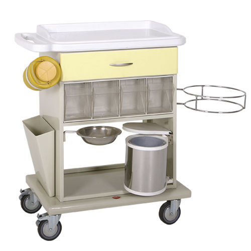 Медицинская тележка - AD-219.T - DUMAN HOSPITAL FURNITURE - для аптеки / для перевязки / из пластика
