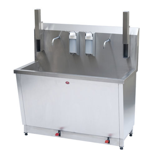 Медицинская кухонная раковина - AD-450 - DUMAN HOSPITAL FURNITURE - 2 места / из нержавеющей стали