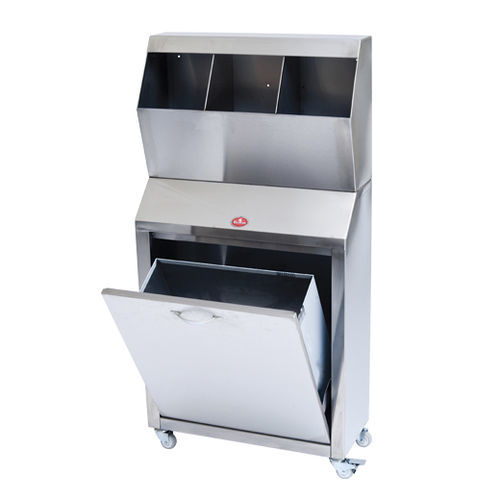 Шкаф для бахил - AD-825.02 - DUMAN HOSPITAL FURNITURE - для масок / для шапочек / на роликах