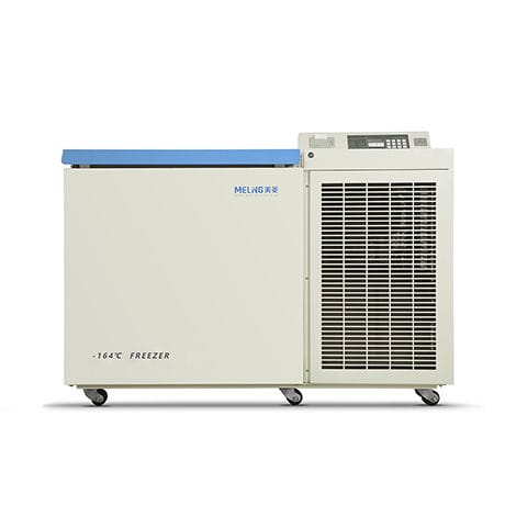 Криогенная морозильная камера - DW-ZW128 - Zhongke Meiling Cryogenics Co., Ltd., - для лаборатории / горизонтальная / 1 дверца