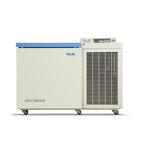 Криогенная морозильная камера - DW-UW128 - Zhongke Meiling Cryogenics Co., Ltd., - для лаборатории / горизонтальная / 1 дверца