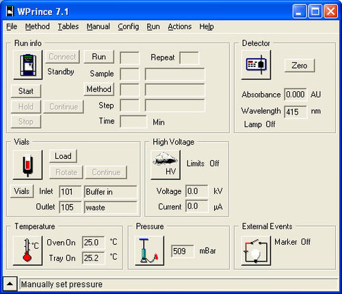 Программное обеспечение для контроля - WinPrinCE - Prince Technologies B.V. - при помощи капиллярного электрофореза / для лабораторий