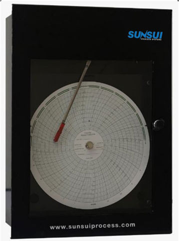 Графический регистратор давление - SunMech-PR01 - SUNSUI PROCESS SYSTEMS  India - с настенным креплением