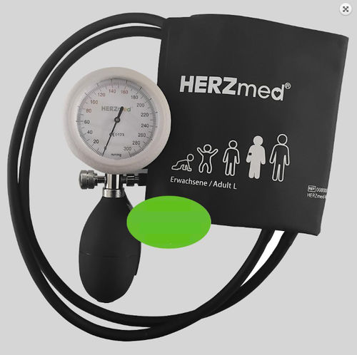 Анероидный тонометр - 10100 series - HERZmed GmbH - с манжетой для взрослых