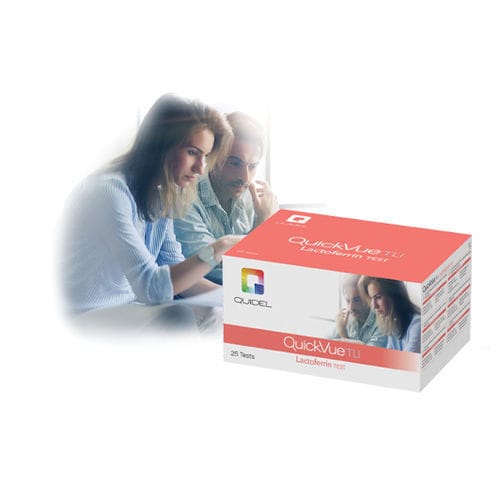 Экспресс-тест на желудочно-кишечные заболевания - QuickVue TLI - Quidel Eye Health - для протеинов / для кала / иммунохроматографический