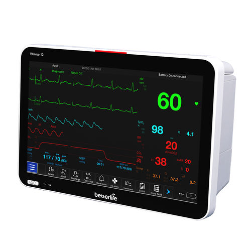 Модульный монитор пациента - VITAVUE 12 - Better Life Medical Technology Co., Ltd. - портативный / для ЭКГ / RESP