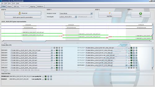 Программное обеспечение для обнаружения мутаций - Gensearch - PhenoSystems SA - для анализа / для диагностики / для лабораторий