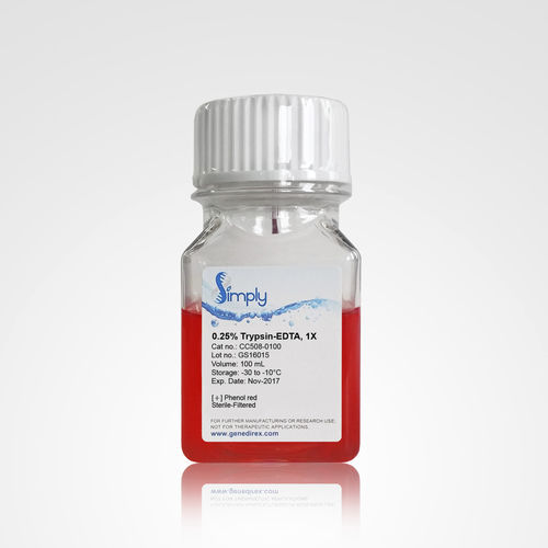 Реактив трипсин EDTA - CC508-0100 - GeneDireX, Inc. - для научных исследований / для клеточной культуры / кальций