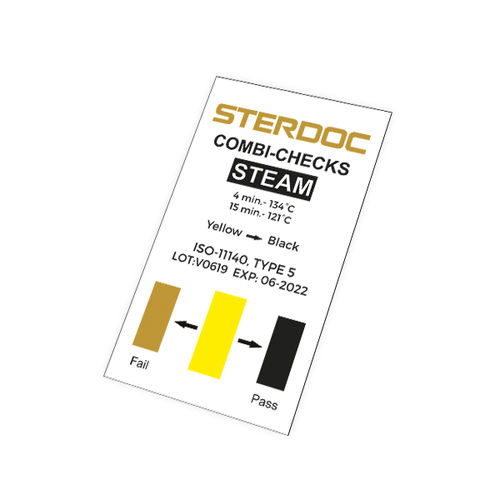 Биодиндикатор для стерилизации паром - Combi-Checks 121/134 - Sterdoc - медицинский