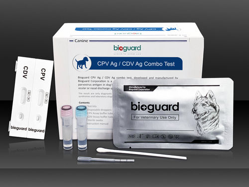 Экспресс-тест на инфекционные заболевания - CPV Ag / CDV Ag Combo - Bioguard corporation - для собак / для носа / для фекалий