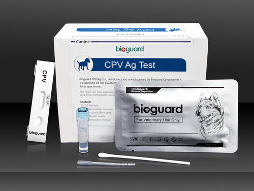 Экспресс-тест на инфекционные заболевания - CPV Ag - Bioguard corporation - для собак / на парвовирус собак / для фекалий