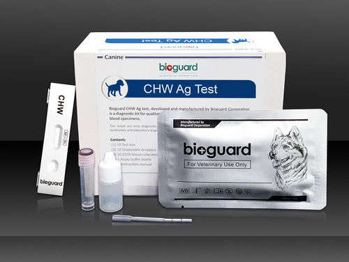 Экспресс-тест на дирофиляриоз - CHW Ag - Bioguard corporation - цельной крови