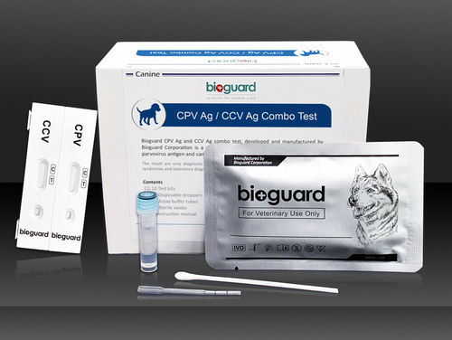 Экспресс-тест на инфекционные заболевания - CPV Ag / CCV Ag Combo - Bioguard corporation - для собак / на коронавирус / на парвовирус собак