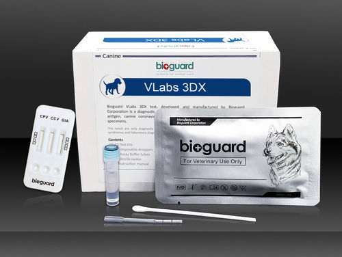 Экспресс-тест на инфекционные заболевания - VLabs 3DX  - Bioguard corporation - для собак / для фекалий