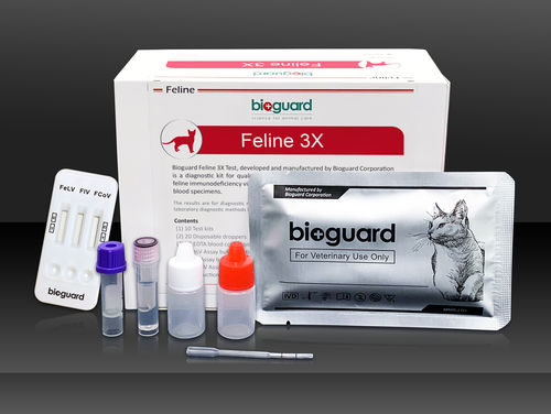Экспресс-тест на инфекционные заболевания - 3X - Bioguard corporation - для кошек / на коронавирус кошек / сыворотки