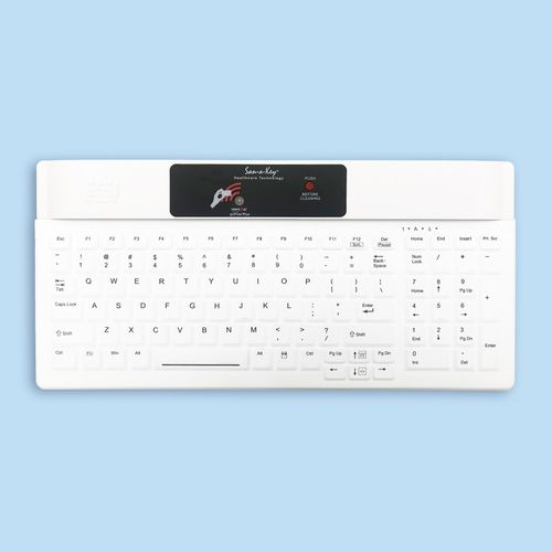 Медицинская клавиатура с цифровым блоком клавиатуры - KSI-1802R SX HW-16 - Key Source International - из силикона / дезинфицируемая / с подсветкой