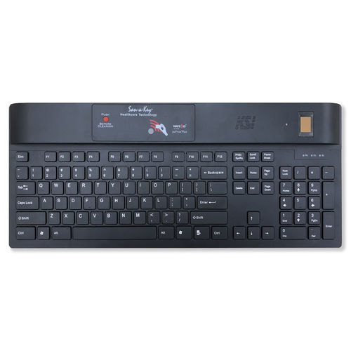 Медицинская клавиатура с цифровым блоком клавиатуры - KSI-1700 SX HFFFB-16 - Key Source International - с многофакторной аутентификацией / с технологией RFID / биометрическая