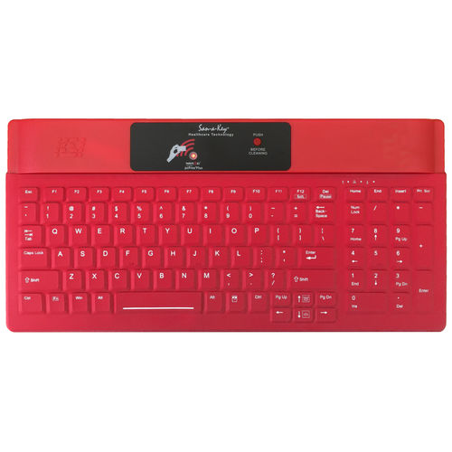 Медицинская клавиатура с цифровым блоком клавиатуры - KSI-1802R SX HR-16 - Key Source International - с международной раскладкой / RFID / из силикона