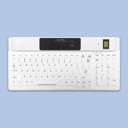 Медицинская клавиатура с цифровым блоком клавиатуры - KSI-1802R SX FFFW - Key Source International - с защитой конечных точек / с международной раскладкой / из силикона