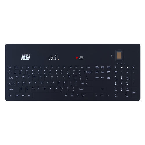 Медицинская клавиатура с многофакторной аутентификацией - KSI-2000 - Key Source International - RFID / из силикона / дезинфицируемая