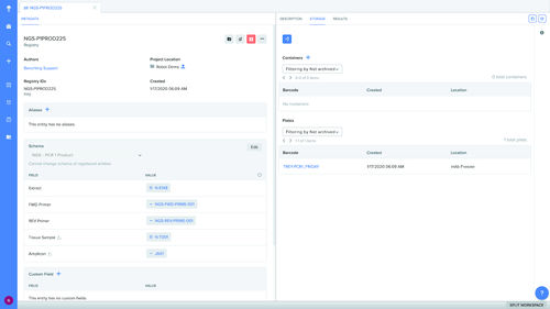 Программное обеспечение для автоматизации лабораторий - Benchling - для лабораторий / для отслеживания
